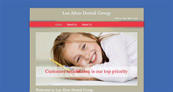 Desktop Screenshot of losaltosdentalgroup.com